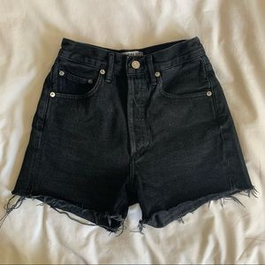 AGOLDE High-waisted Denim Shorts-Size 24